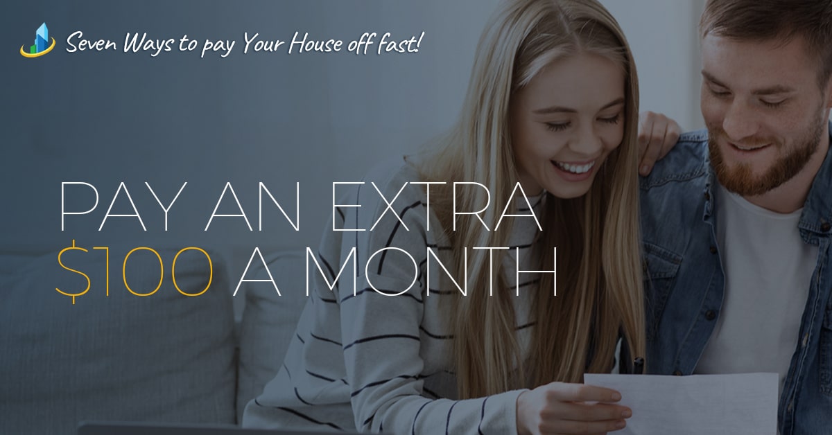 Method 1: $100 Per Month Extra on Your Loan. 7 Ways To Pay Your House ...