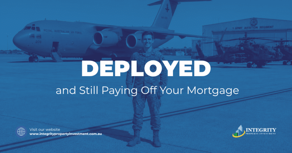 ADF member reviewing rental income from their home while deployed overseas
